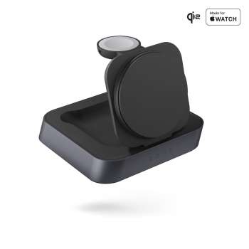 Stojan pro bezdrátové nabíjení Zens Nightstand Charger Pro 2 - 2in1, černý