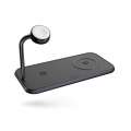 Stojan pro bezdrátové nabíjení Zens Dual+Watch Alu MagSafe Wireless Charger black