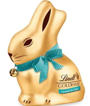 Lindt zlatý zajíček, slaný karamel, 100 g