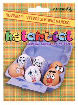 Samolepky na vajíčka, Ksichtíci