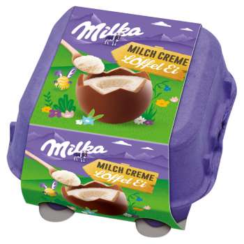 Milka mléčné čokoládové vajíčka, 136 g