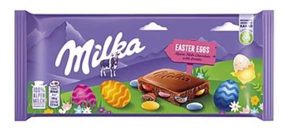 Čokoláda Milka, velikonoční vajíčka, 90 g