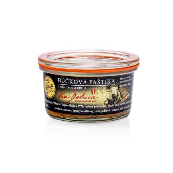 Bůčková paštika s cibulkou a chilli, 130 g