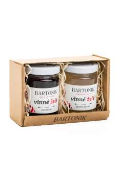 Dárková kazeta vinné želé Bartonik, 2 ks