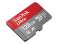 Paměťová karta microSDXC SanDisk Ultra - 128 GB, SD adaptér, A1, UHS-I U1, Class10, červeno-šedá