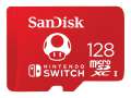 Paměťová karta microSDXC SanDisk for Nintendo Switch - 128 GB, UHS-I U3, červená