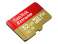 Paměťová karta microSDHC SanDisk Extreme - 32 GB, SD adaptér, A1, Video Class V30, UHS-I U3, červ.z.