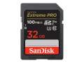 Paměťová karta SDHC SanDisk Extreme Pro - 32 GB, Video Class V30, UHS-I U3, Class10, černá