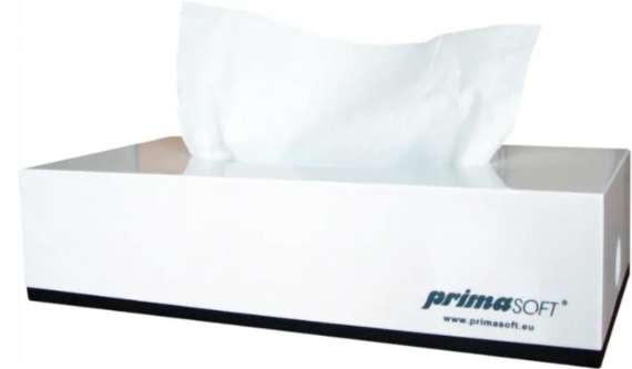 Dávkovač kosmetických kapesníků Primasoft - menší, 90404, bílý