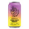 Vitamínová voda Yeahrba Mate - Maracuja, perlivá, plech, 12 x 0,33 l