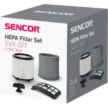 Sada filtrů do vysavače Sencor SVX 077HF - pro SVC 3001 SENCOR