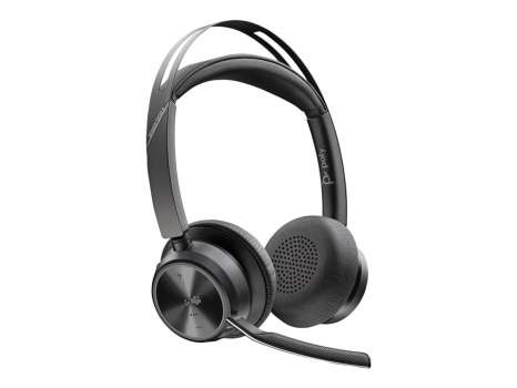 Bezdrátová náhlavní souprava HP Poly VF2 - Bluetooth, USB-C, certif. Teams a Zoom, režim ANC, černá