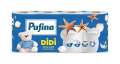 Toaletní papír Pufina Didi Ocean Breeze - 3vrstvý, bílý, 17,6 m, 8 rolí