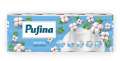 Toaletní papír Pufina Sensitive Aquabond - 3vrstvý, bílý, 18,9 m, 10 rolí