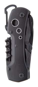 Mini multifunkční nůž, 8 funkcí, černý