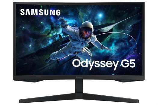 Počítačový herní monitor Samsung Odyssey G55C - 27", Quad HD, 2560 x 1440, zakřivený, černý