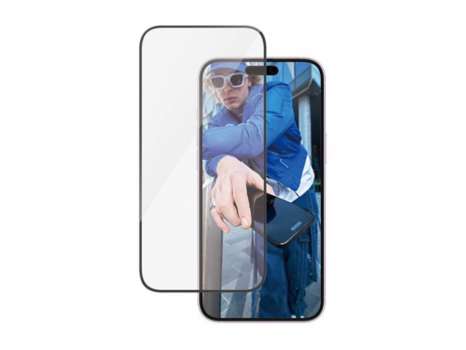 Ochrana obrazovky pro mobilní telefon PanzerGlass Apple iPhone 16 Plus/15 Plus - průhledná/černá