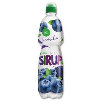 Sirup Korunní - borůvka a brusinka, 0,75 l