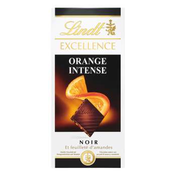Čokoláda Lindt Excellence - hořká s pomerančovými kousky, 100 g