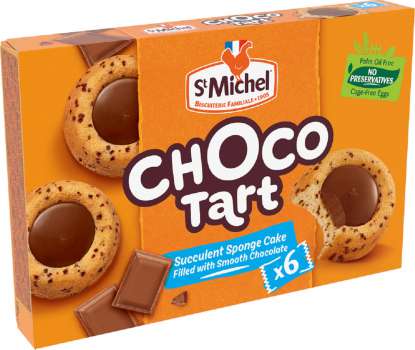 Máslové sušenky St Michel - Choco Tart, 180 g