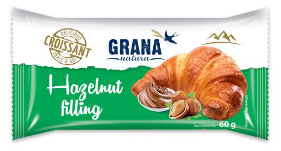 Croissant Grana - lískový oříšek, 60 g