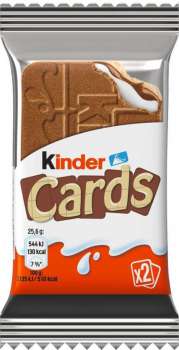 Oplatka Kinder - Cards, 25,6 g