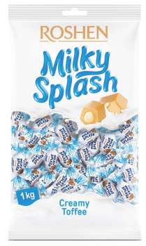 Bonbony Roshen - Milky Splash, karamelové, 1 kg