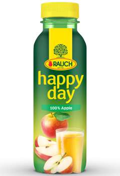 Džus Happy Day - 100 %, jablko, pet, 12x 0,33 l
