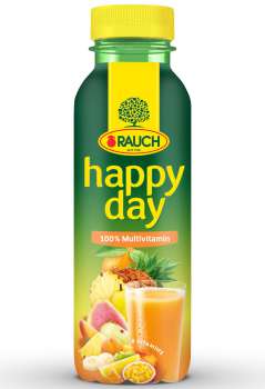 Džus Happy Day - 100 %, multivitamin, pet, 12x 0,33 l