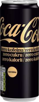 Coca Cola Zero Zero - bez cukru a kofeinu, plech, 24x 0,33 l