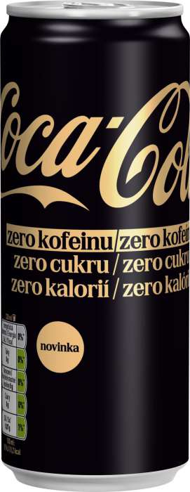 Coca Cola Zero Zero Bez Cukru A Kofeinu Plech 24x 0 33 L OFFICEO cz