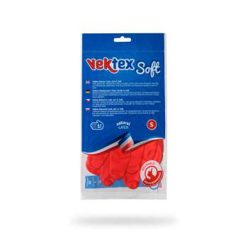 Gumové rukavice Vektex Soft - vel. S, 1 pár