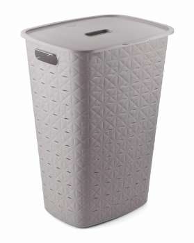 Koš na prádlo Curver Softex - 56 l, šedý