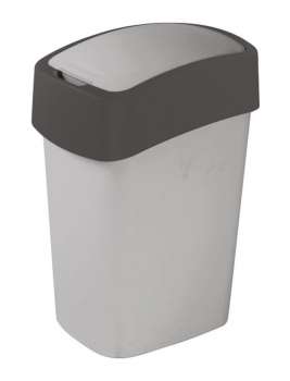 Odpadkový koš Curver Flipbin - 9 l, šedý