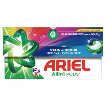 Kapsle na praní Ariel All in 1 PODS  Color - 30 pracích dávek