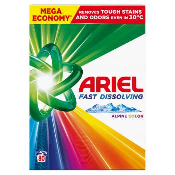 Prášek na praní Ariel Color - 4,4 kg, 80 dávek