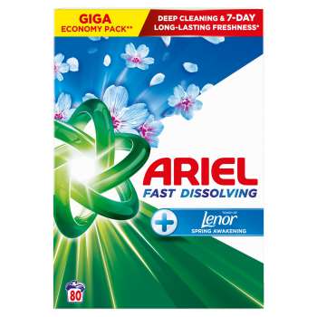 Prášek na praní Ariel - Spring Awakeng, 4,4 kg, 80 dávek