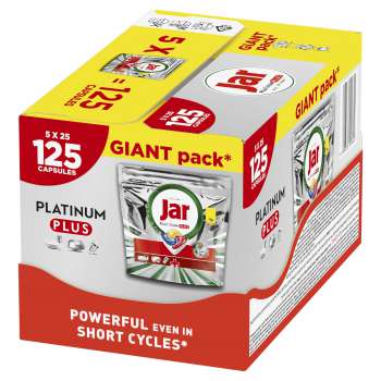 Tablety do myčky Jar Platinum - Plus, citron - 5x25ks