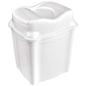 Odpadkový koš Orion Whirpool - výklopný, 28 l, bílý