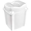 Odpadkový koš Orion Whirpool - výklopný, 28 l, bílý