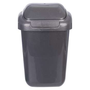 Odpadkový koš Orion standard - výklopný, 50 l, antracit