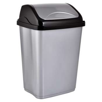Odpadkový koš Orion Vittario - 26 l, šedý