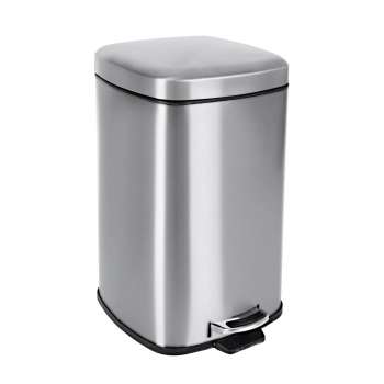 Odpadkový koš Orion - hranatý, 20 l, nerez