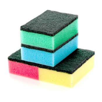 Houbičky na nádobí Q-Connect - mix barev, 10 ks