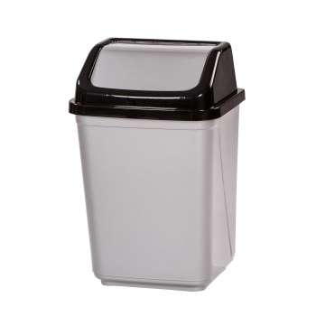 Odpadkový koš Q-Connect - 5 l, stříbrný