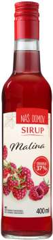 Sirup Náš domov - Malina, 400 ml