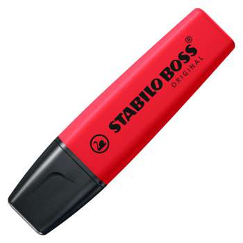 Zvýrazňovač STABILO BOSS ORIGINAL REALRED - červený