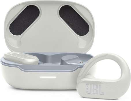 Bezdrátová sluchátka JBL Endurance Peak 3 – TWS, odolnost IP68, výdrž 50 h, bílá