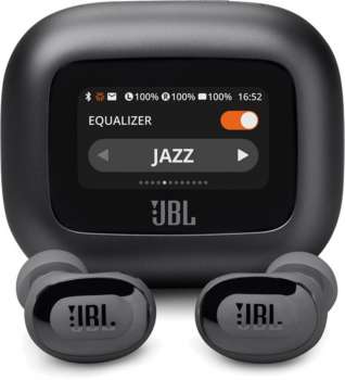 Bezdrátová sluchátka JBL Live Buds 3 – ANC, TWS, odolnost IP55, výdrž 40 h, černá