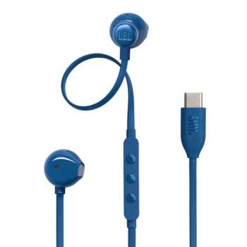 Sluchátka do uší JBL Tune 305C – USB-C, mikrofon, Hi-Res Audio, modrá